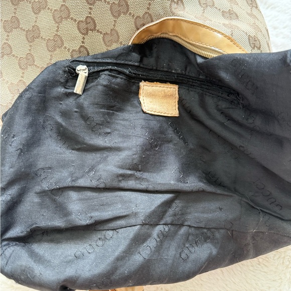 Gucci vintage GG print bag Authentic - Picture 8 of 13